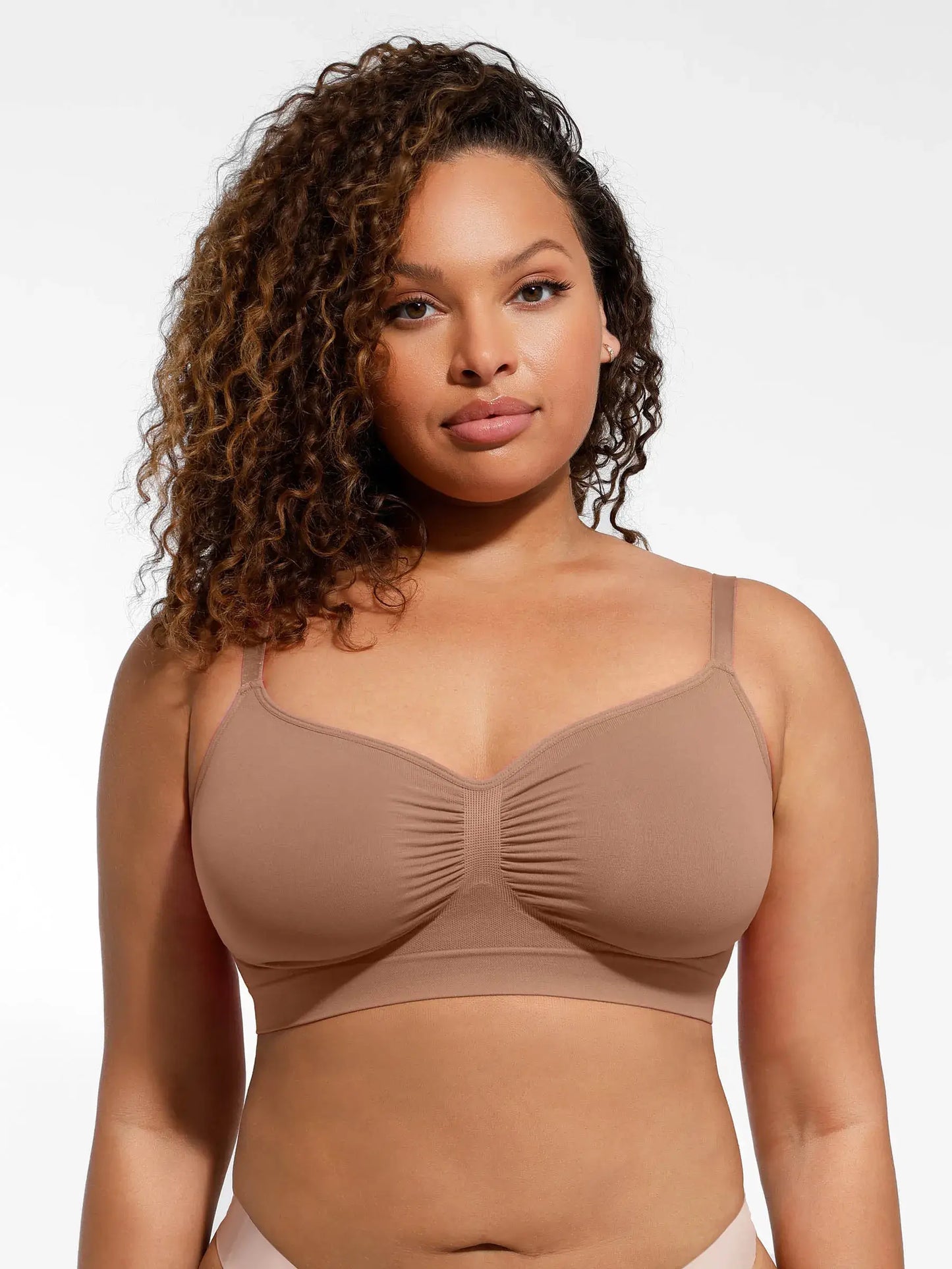 Feelingirl Everyday Wireless Bra Unlined Soft Bra