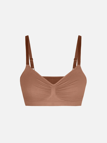 Feelingirl Everyday Wireless Bra Unlined Soft Bra