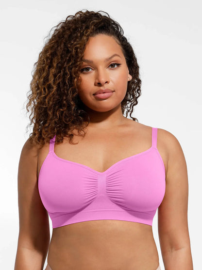 Feelingirl Everyday Wireless Bra Unlined Soft Bra