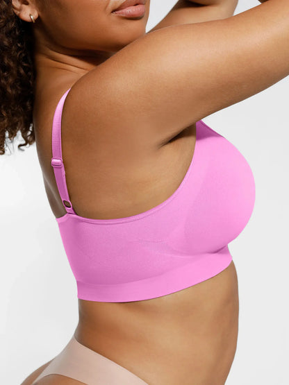 Feelingirl Everyday Wireless Bra Unlined Soft Bra