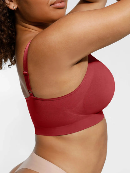 Feelingirl Everyday Wireless Bra Unlined Soft Bra