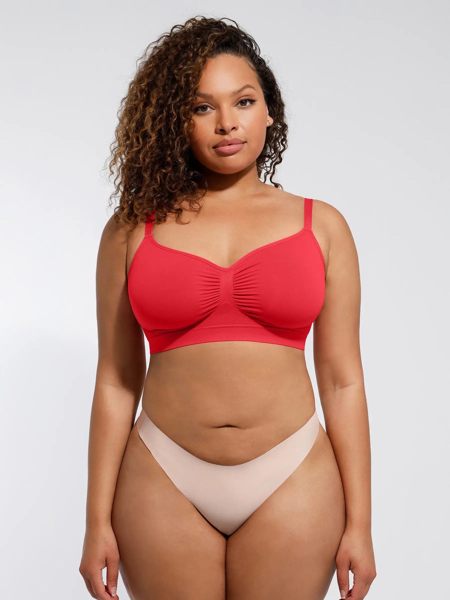 Feelingirl Everyday Wireless Bra Unlined Soft Bra