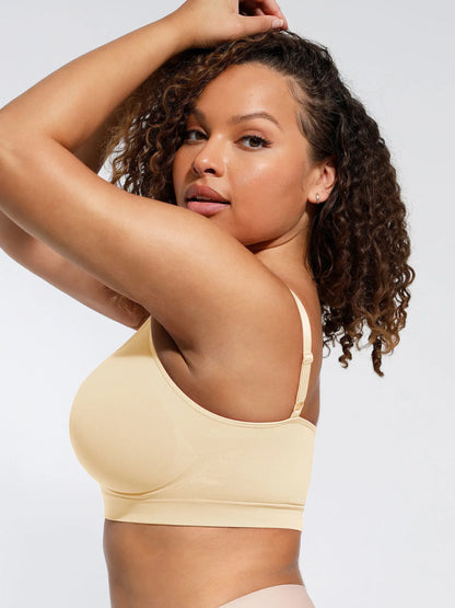 Feelingirl Everyday Wireless Bra Unlined Soft Bra